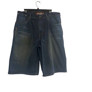 SEAN JOHN Men’s‎ Denim Jean Shorts Size 36 Inseam 14” Blue SEE DESCRIPTION